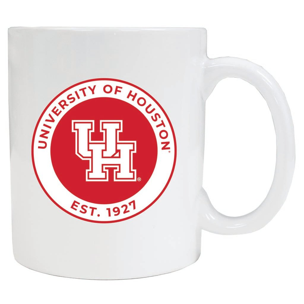 University of Houston 12 oz Ceramic Coffee Mug Circle Design Officially Licensed Collegiate Product Image 1