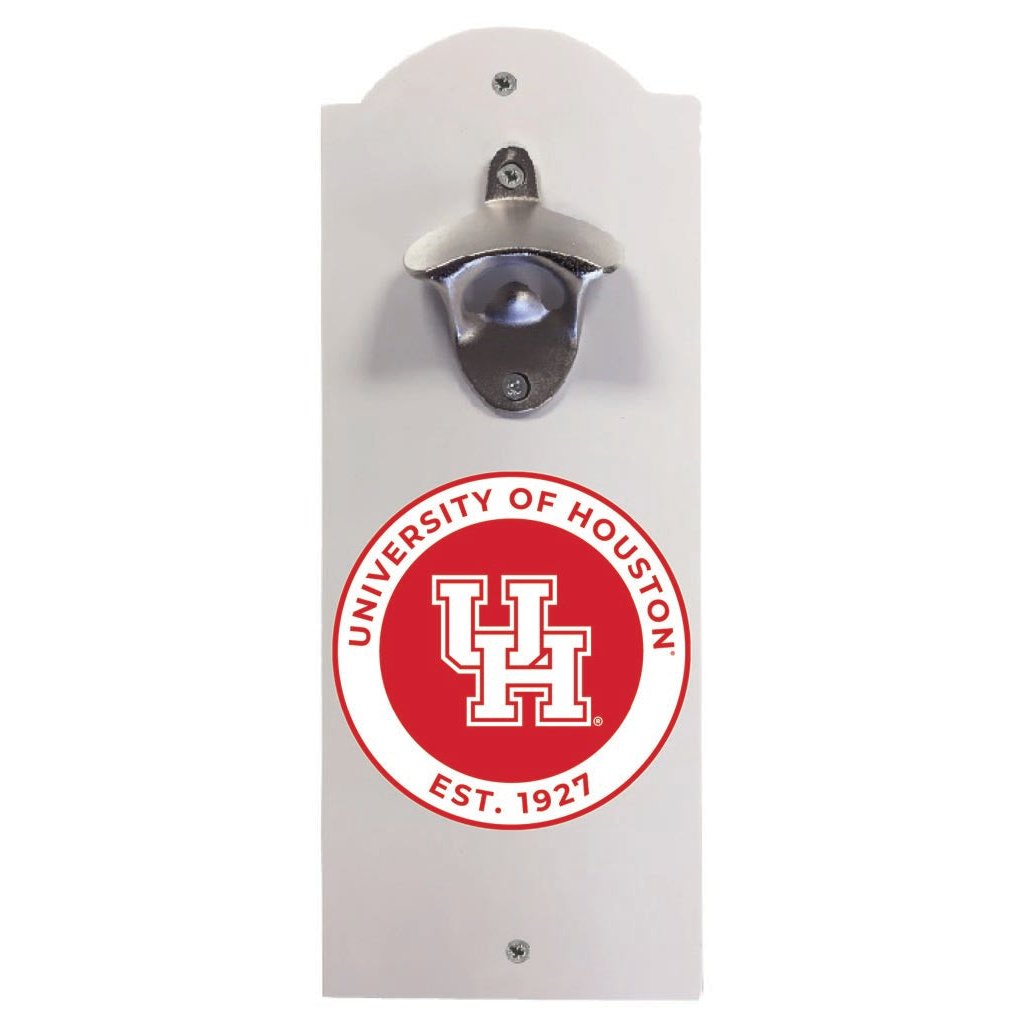 University of Houston Wall Mounted Bottle Opener Officially Licensed Collegiate Product Image 2