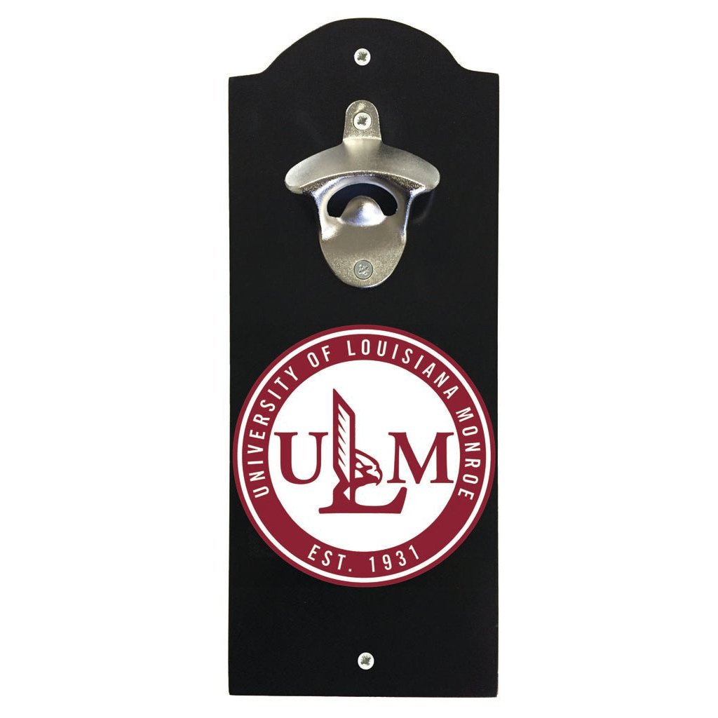 University of Louisiana Monroe Wall Mounted Bottle Opener Officially Licensed Collegiate Product Image 2