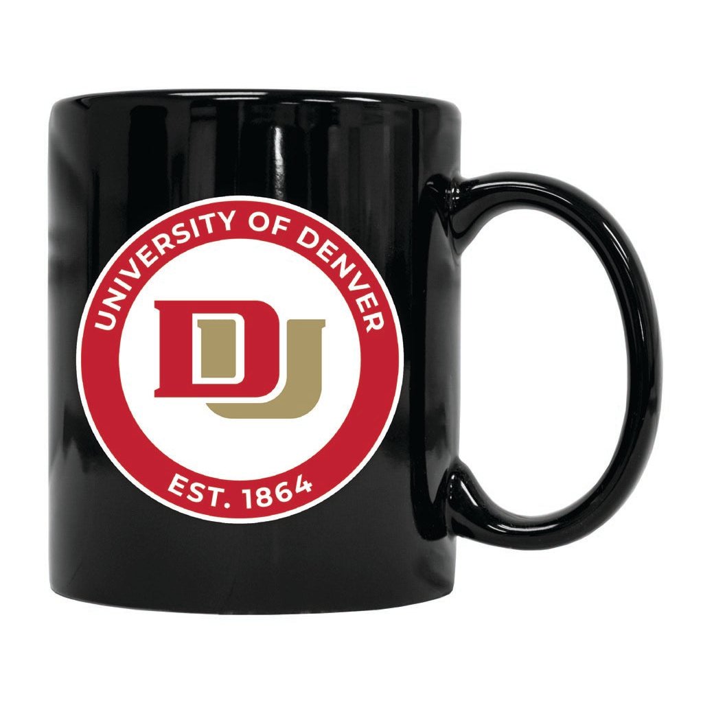 University of Denver Pioneers 12 oz Ceramic Coffee Mug Circle Design Officially Licensed Collegiate Product Image 1