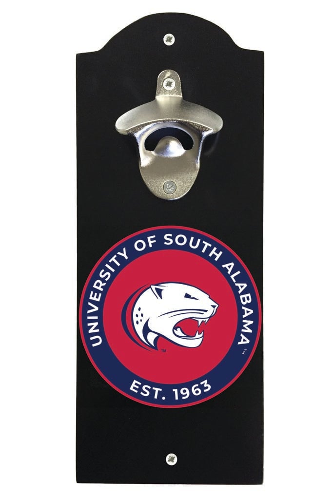 University of South Alabama Wall Mounted Bottle Opener Officially Licensed Collegiate Product Image 1