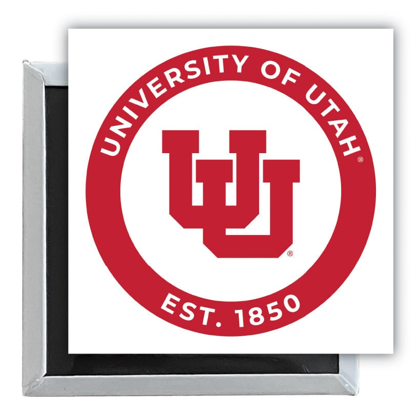 Utah Utes 2.5"x 2.5" Fridge Magnet Officially Licensed Collegiate Product Image 1