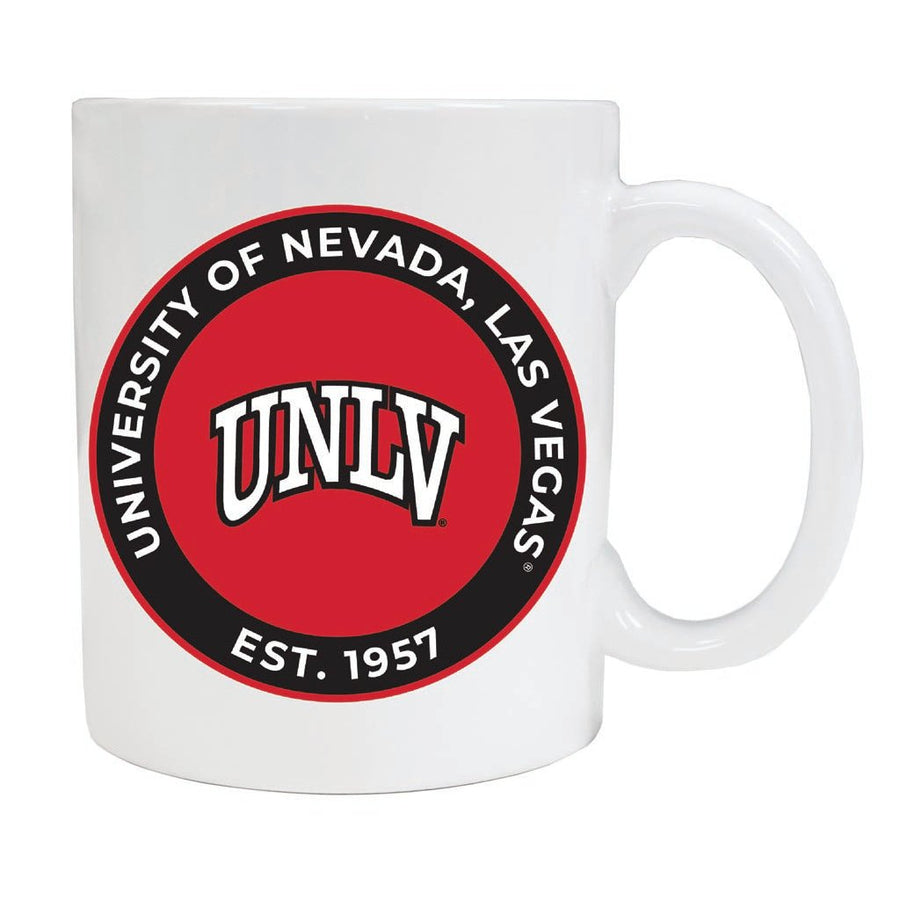 UNLV Rebels 12 oz Ceramic Coffee Mug Circle Design Officially Licensed Collegiate Product Image 1