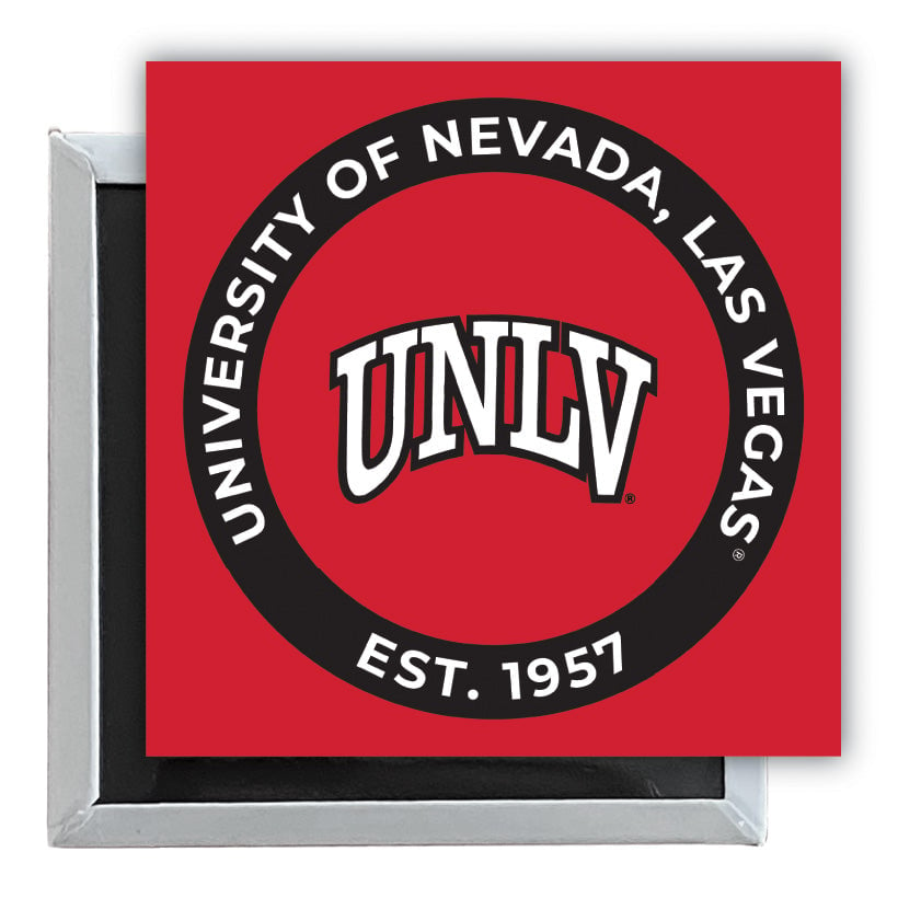 UNLV Rebels 2.5"x 2.5" Fridge Magnet Officially Licensed Collegiate Product Image 1