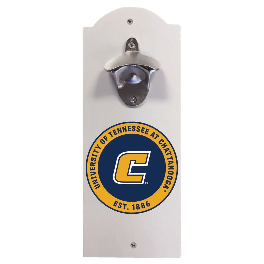 University of Tennessee at Chattanooga Wall Mounted Bottle Opener Officially Licensed Collegiate Product Image 1