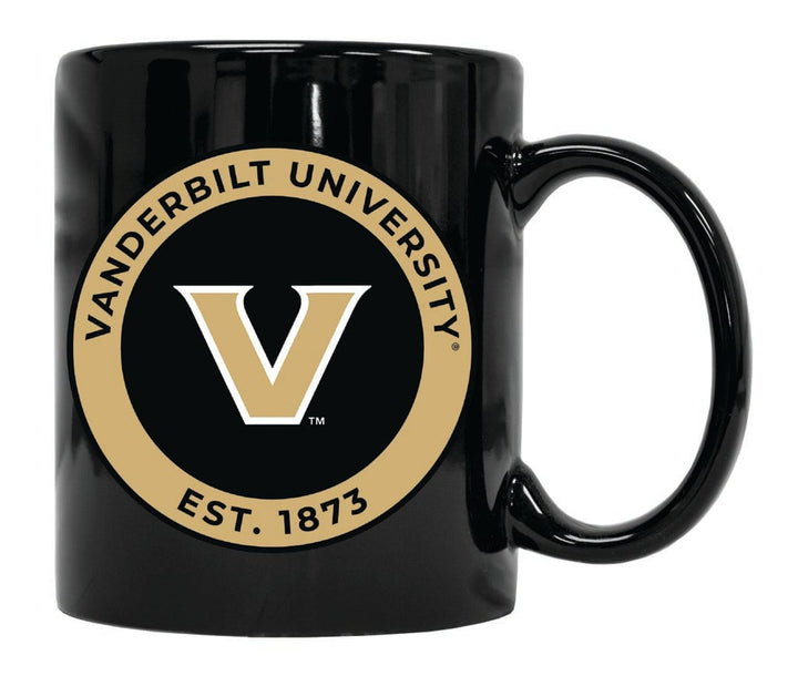 Vanderbilt University 12 oz Ceramic Coffee Mug Circle Design Officially Licensed Collegiate Product Image 1