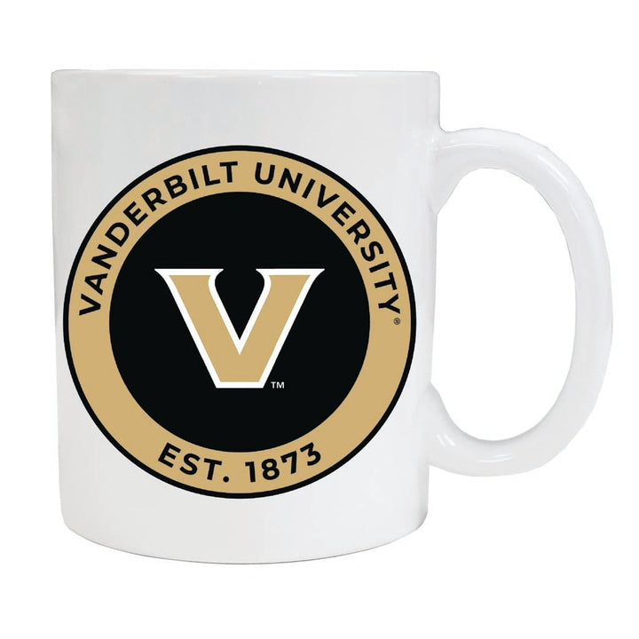 Vanderbilt University 12 oz Ceramic Coffee Mug Circle Design Officially Licensed Collegiate Product Image 2