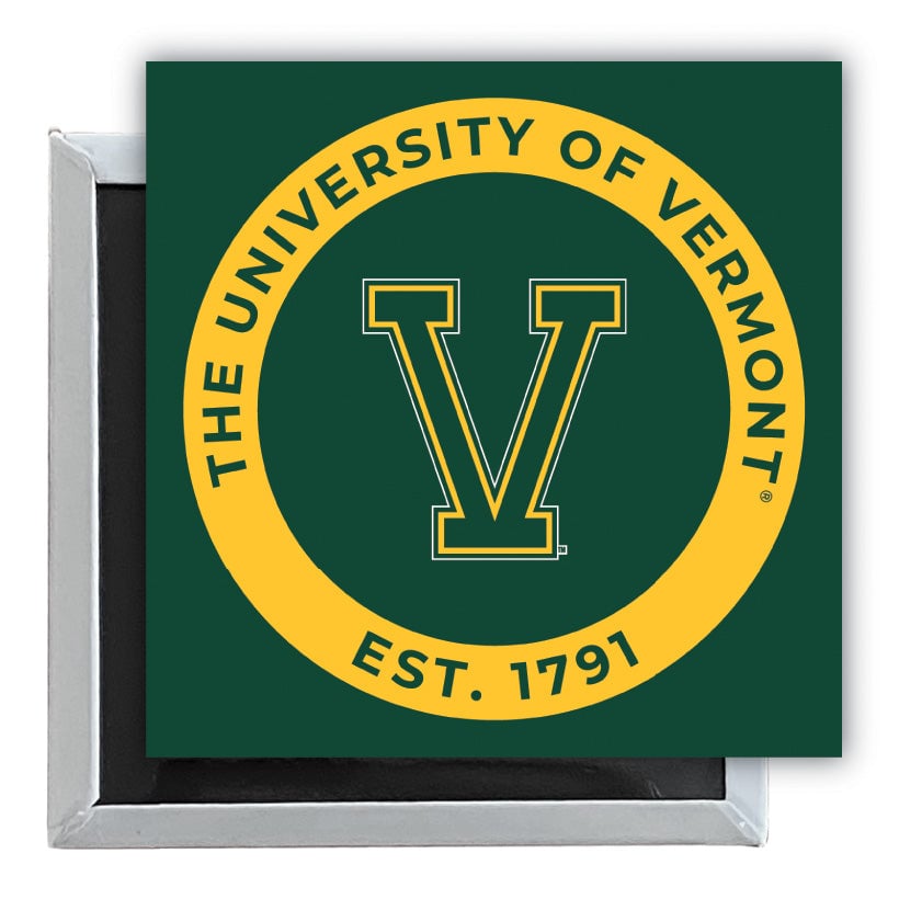 Vermont Catamounts 2.5"x 2.5" Fridge Magnet Officially Licensed Collegiate Product Image 1