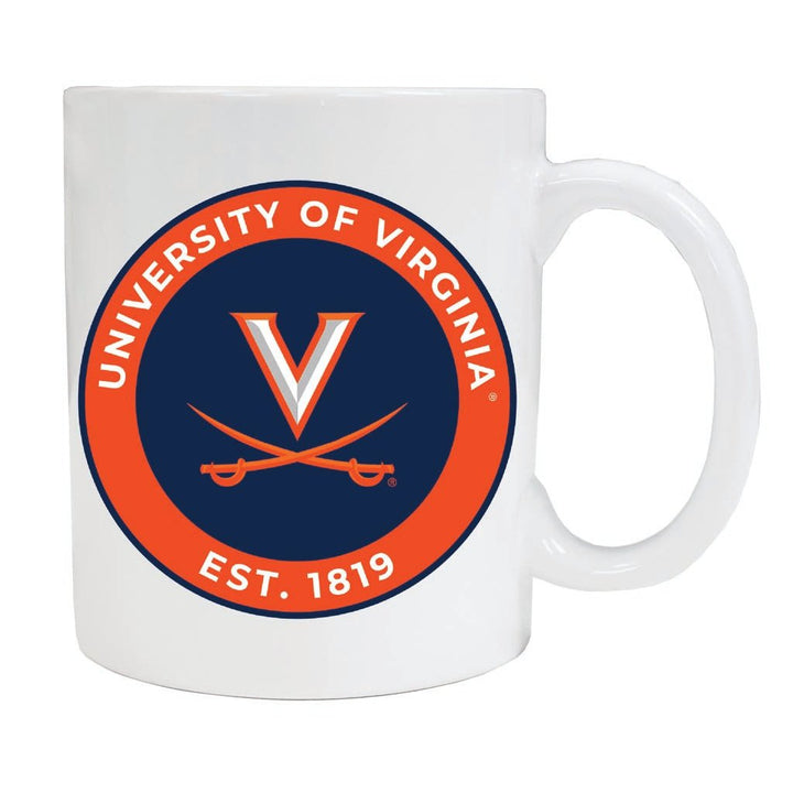 Virginia Cavaliers 12 oz Ceramic Coffee Mug Circle Design Officially Licensed Collegiate Product Image 1