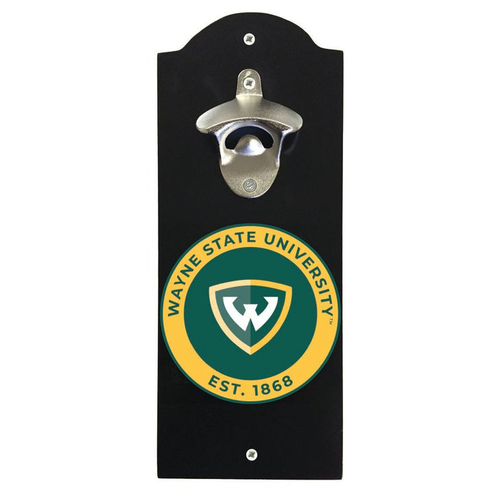 Wayne State Wall Mounted Bottle Opener Officially Licensed Collegiate Product Image 2