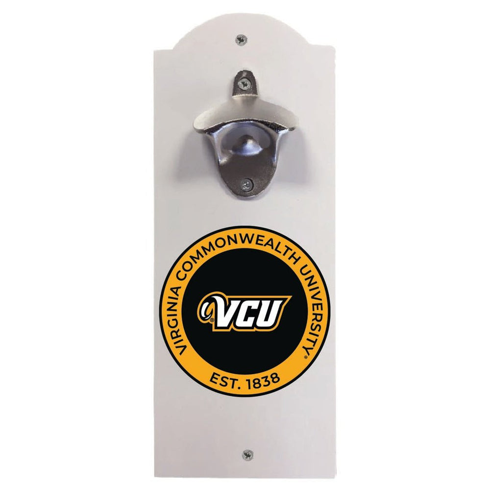 Virginia Commonwealth Wall Mounted Bottle Opener Officially Licensed Collegiate Product Image 2