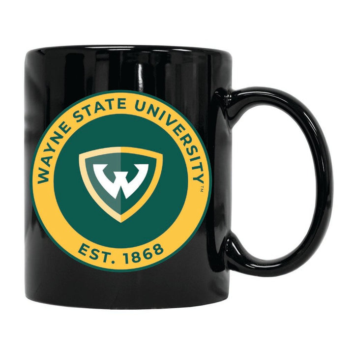 Wayne State 12 oz Ceramic Coffee Mug Circle Design Officially Licensed Collegiate Product Image 1