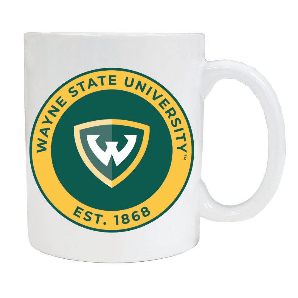 Wayne State 12 oz Ceramic Coffee Mug Circle Design Officially Licensed Collegiate Product Image 2