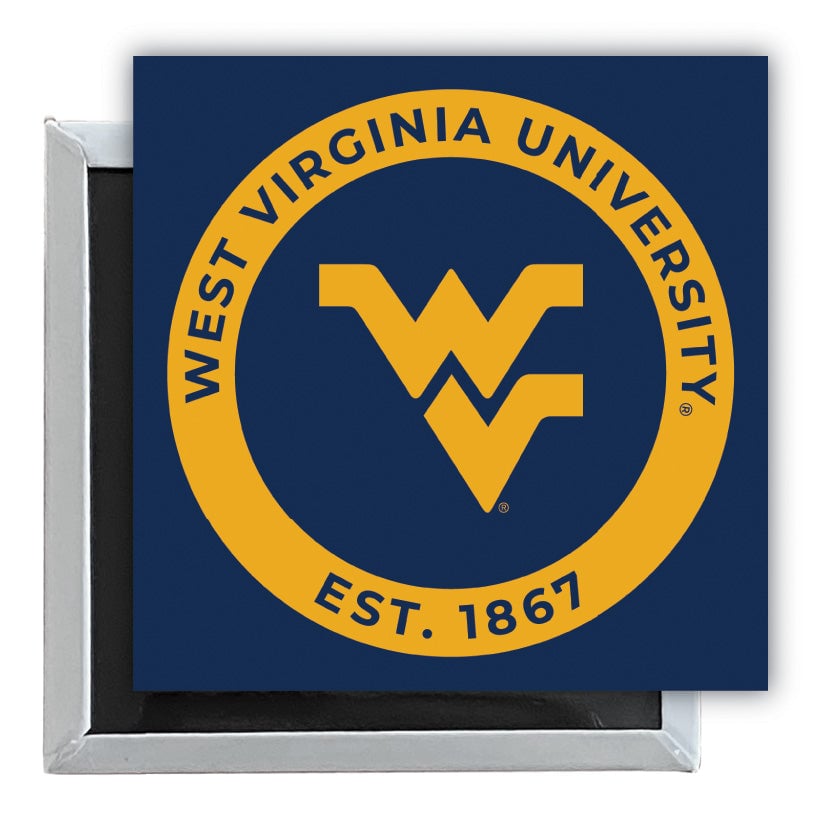 West Virginia Mountaineers 2.5"x 2.5" Fridge Magnet Officially Licensed Collegiate Product Image 1