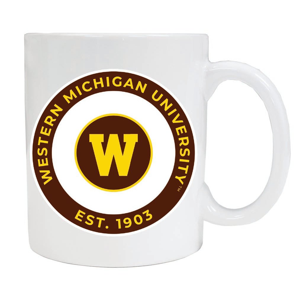 Western Michigan University 12 oz Ceramic Coffee Mug Circle Design Officially Licensed Collegiate Product Image 1