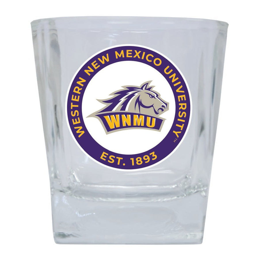 Western Mexico University 10 oz Whiskey Rocks Glass Circle Design Officially Licensed Collegiate Product Image 1