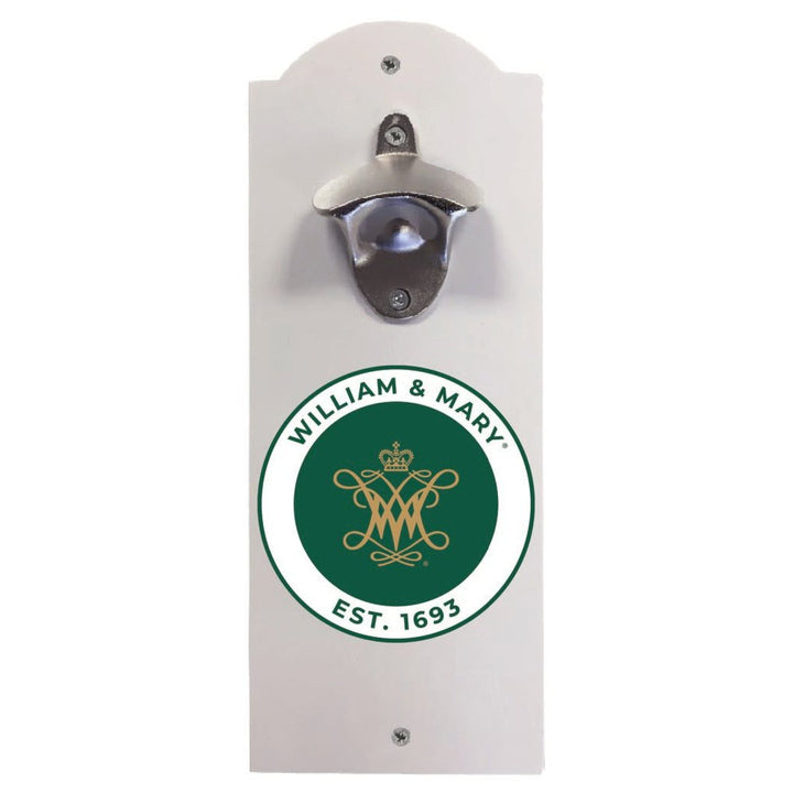 William and Mary Wall Mounted Bottle Opener Officially Licensed Collegiate Product Image 1