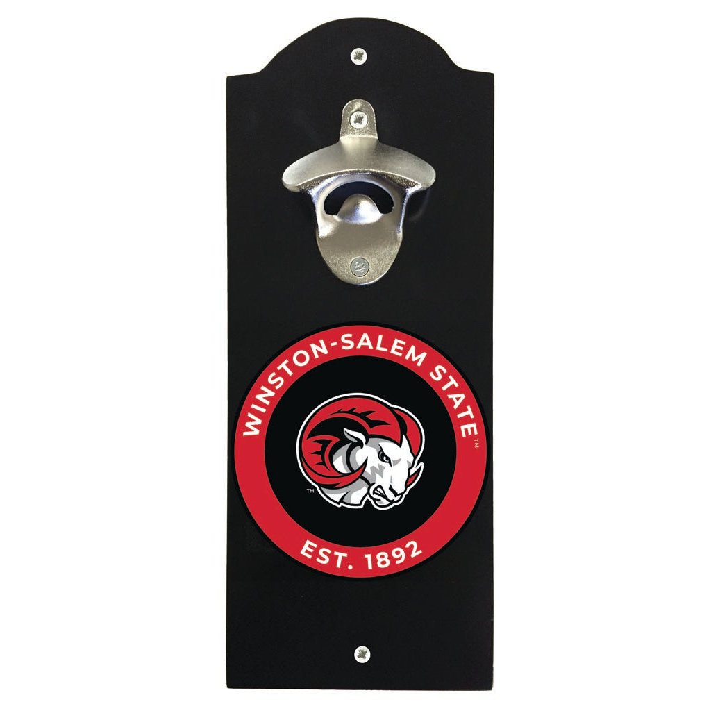 Winston-Salem State Wall Mounted Bottle Opener Officially Licensed Collegiate Product Image 1