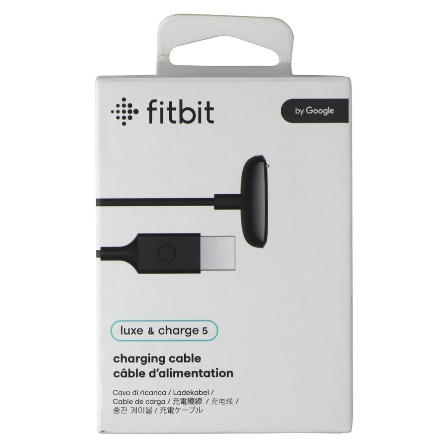 Fitbit Charging Cable for Fitbit Luxe and Charge 5 Smart Watches - Black Image 1