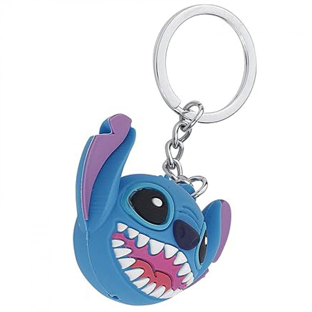 Lilo and Stitch Deluxe Stitch Smiling Face Ball Keyring Image 2