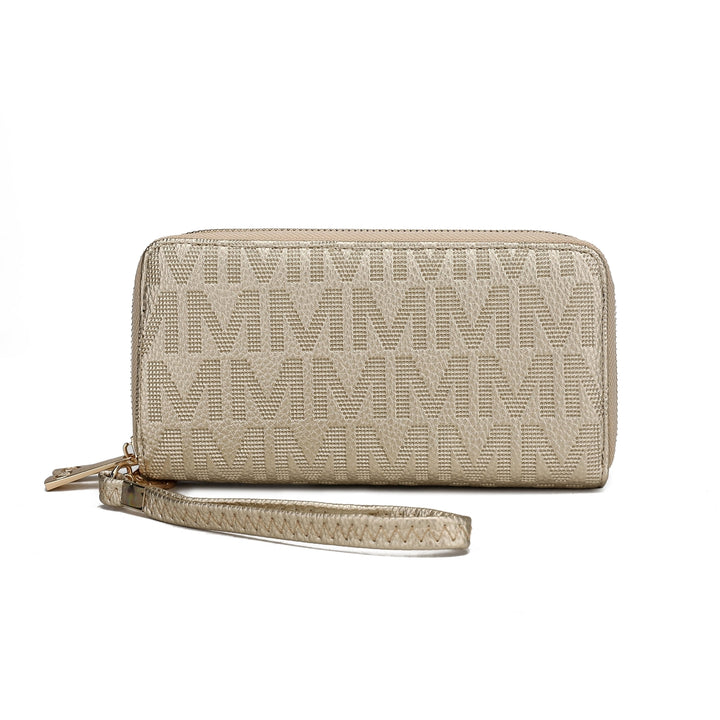 MKFCollection Lisbette Signature Wallet - Vegan Leather Designer Handbag Image 4