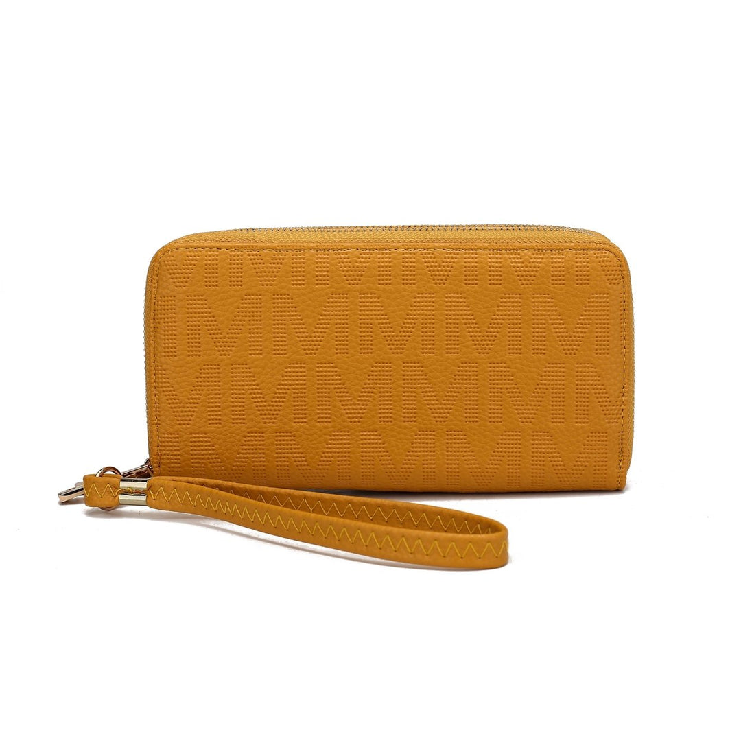 MKFCollection Lisbette Signature Wallet - Vegan Leather Designer Handbag Image 4