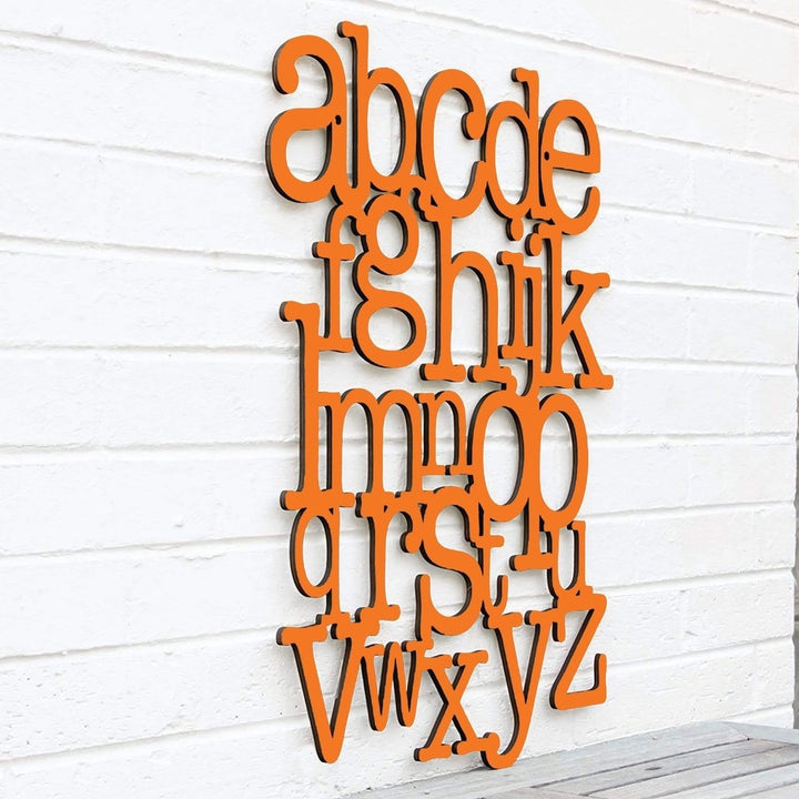 Spunky Fluff Alphabet Nursery Decorative Wall Art Sign 15 Colors Image 3