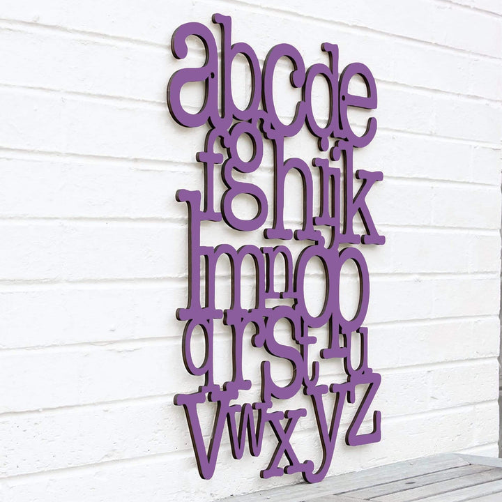 Spunky Fluff Alphabet Nursery Decorative Wall Art Sign 15 Colors Image 9