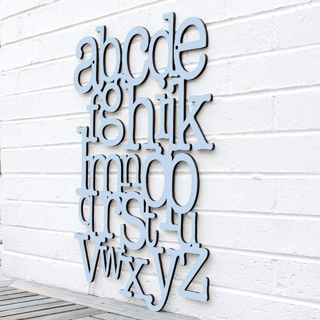 Spunky Fluff Alphabet Nursery Decorative Wall Art Sign 15 Colors Image 12