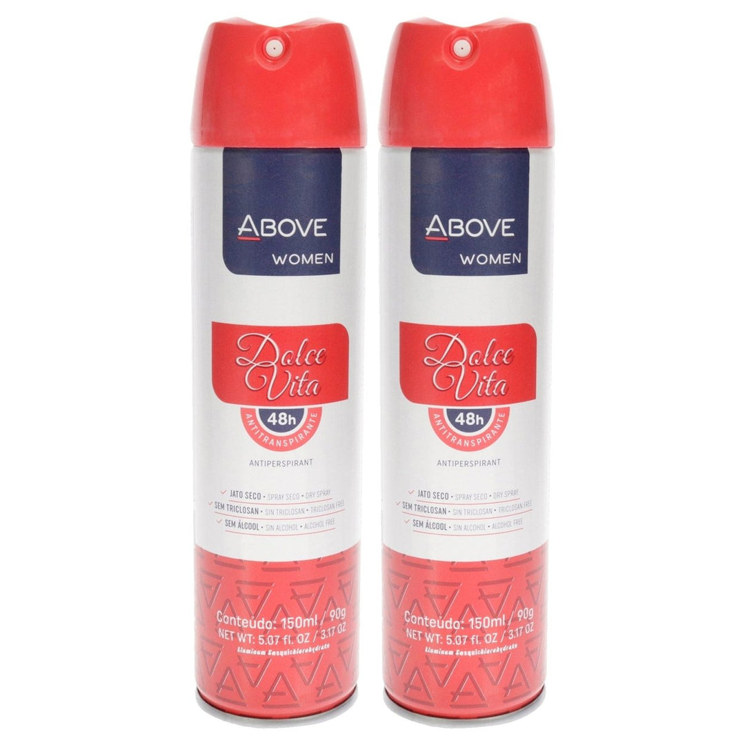 Above 48 Hours Antiperspirant Deodorant - Dolce Vita by Above for Women - 3.17 oz Deodorant Spray - Pack of 2 Image 1