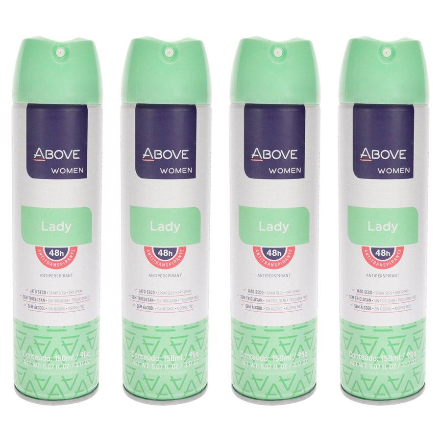 Above 48 Hours Antiperspirant Deodorant - Lady by Above for Women - 3.17 oz Deodorant Spray - Pack of 4 Image 1