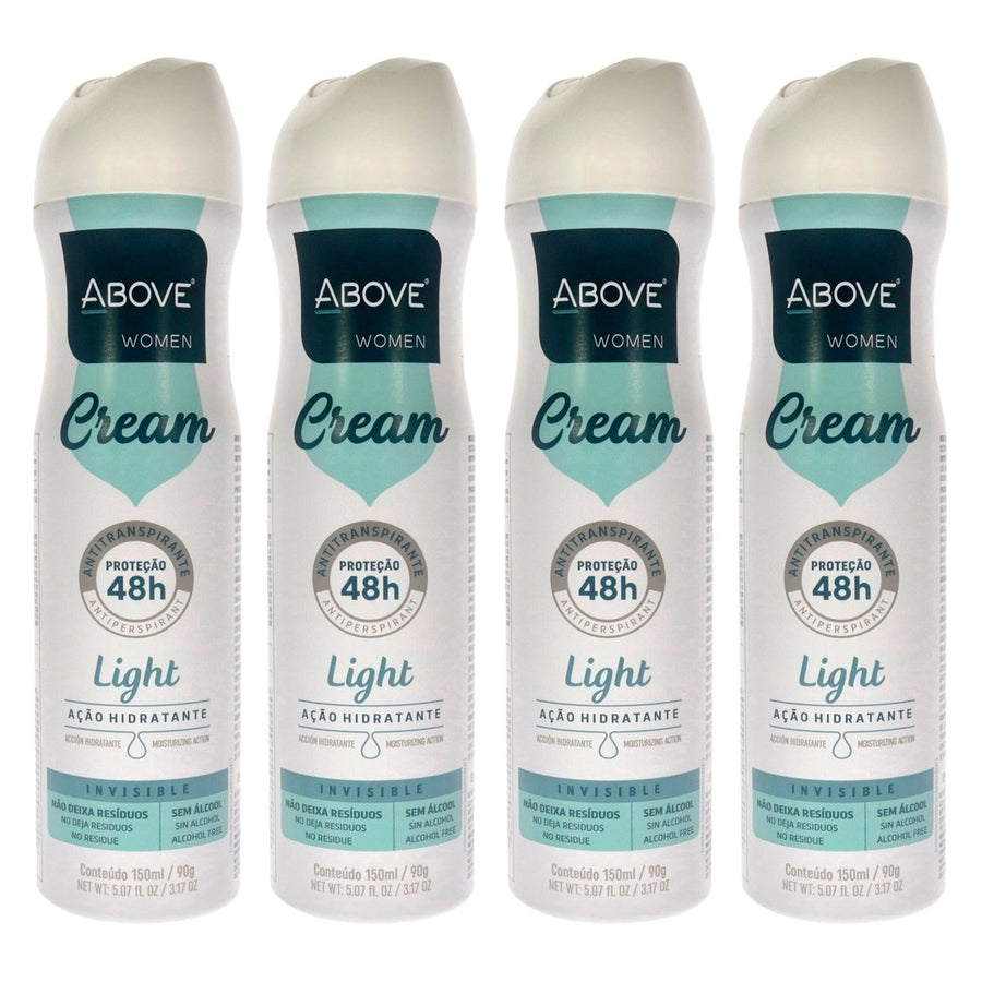 Above 48 Hours Cream Antiperspirant Deodorant - Light by Above for Women - 3.17 oz Deodorant Spray - Pack of 4 Image 1