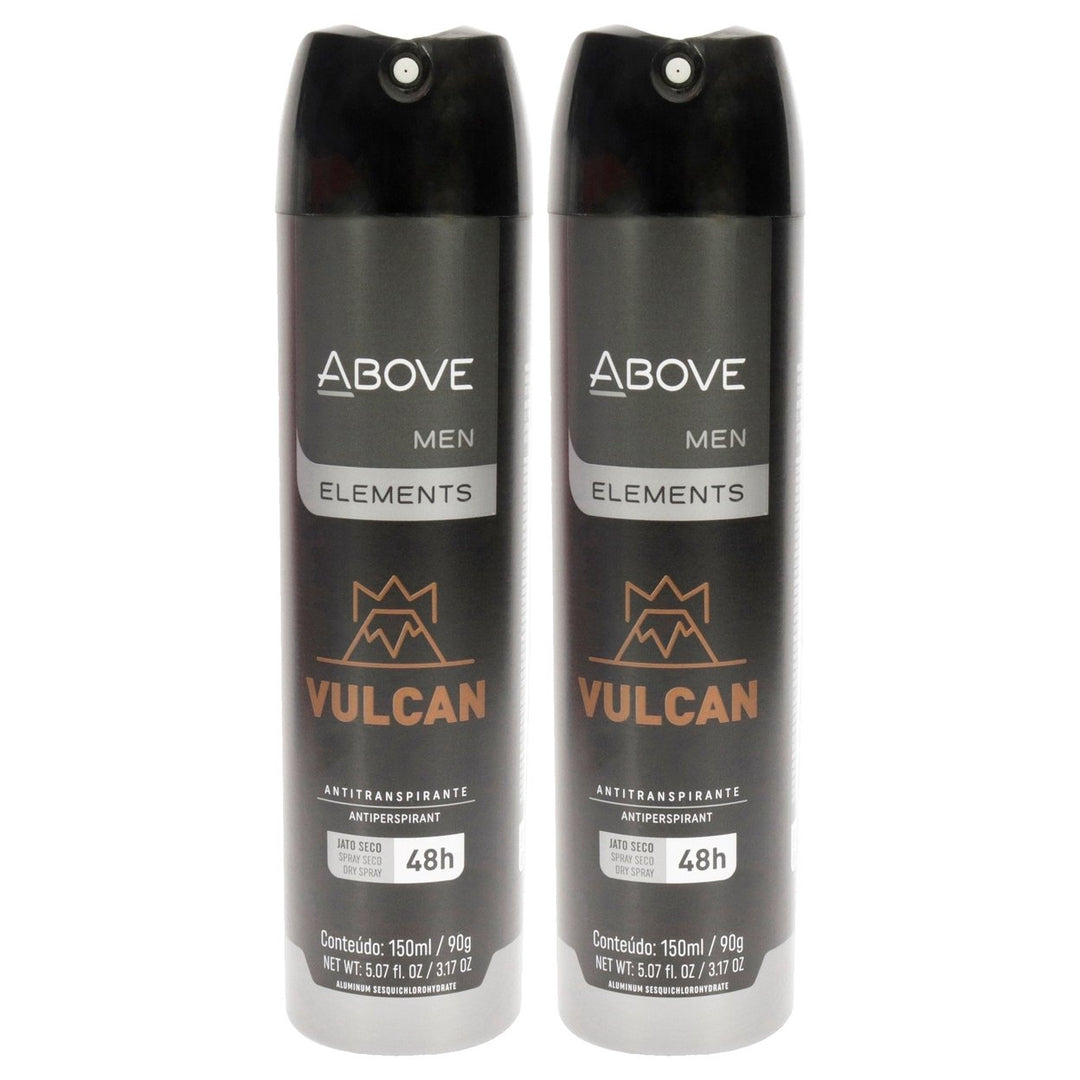 Above 48 Hours Element Antiperspirant Deodorant - Vulcan by Above for Men - 3.17 oz Deodorant Spray - Pack of 2 Image 1