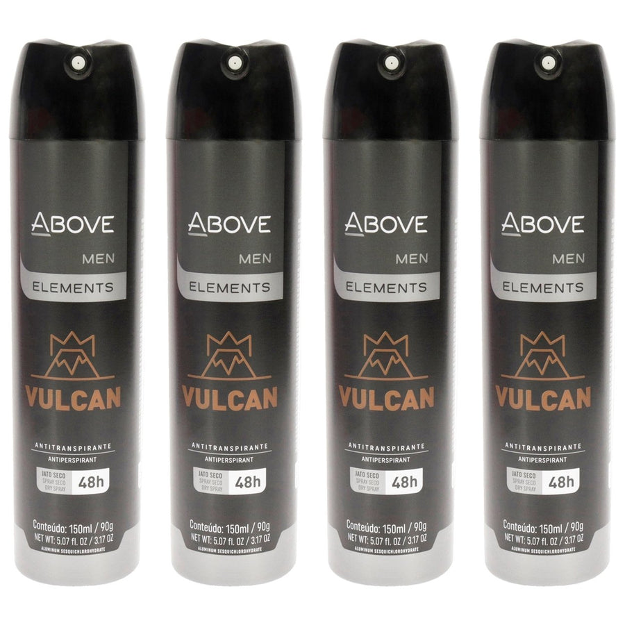 Above 48 Hours Element Antiperspirant Deodorant - Vulcan by Above for Men - 3.17 oz Deodorant Spray - Pack of 4 Image 1