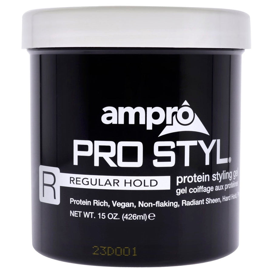 Ampro Pro Styl Protein Styling Gel - Regular Hold by Ampro for Women - 15 oz Gel Image 1