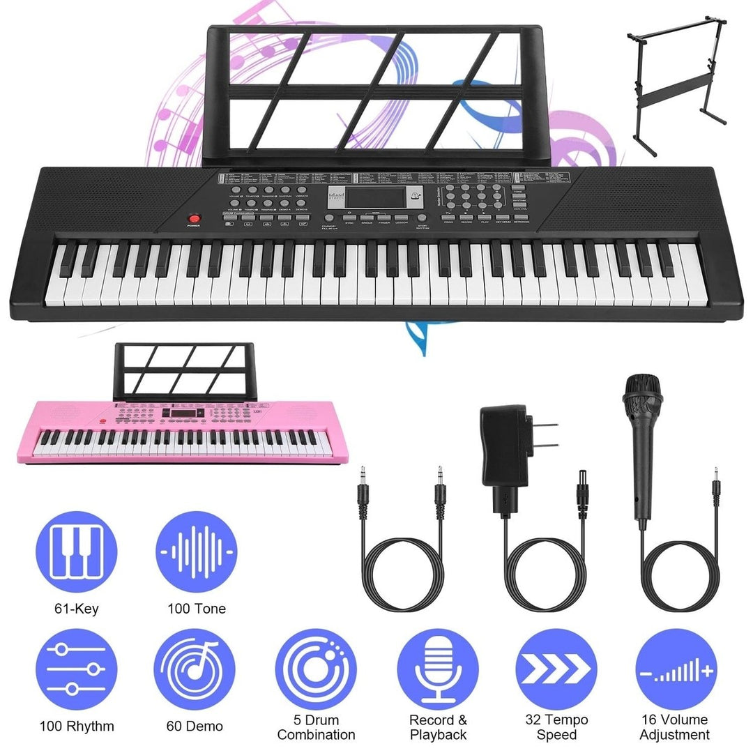 61 Keys Digital Music Keyboard Electronic Piano Image 11