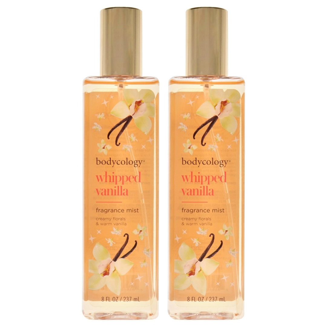 Bodycology Whipped Vanilla by Bodycology for Women - 8 oz Fragrance Mist - Pack of 2 Image 1