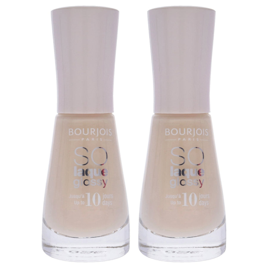 Bourjois So Laque Glossy - 07 Coton Sur Ton by Bourjois for Women - 0.3 oz Nail Polish - Pack of 2 Image 1