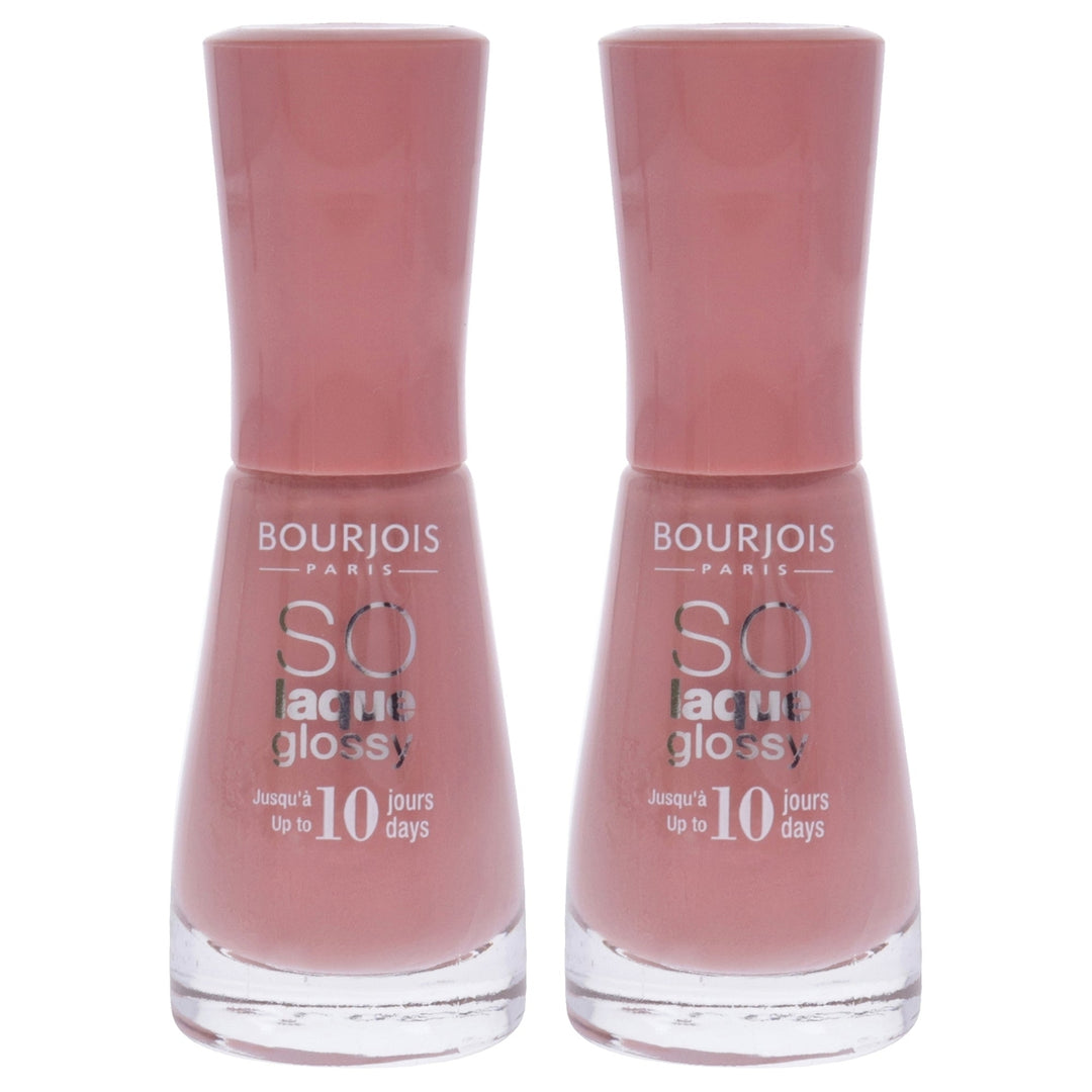 Bourjois So Laque Glossy - 13 Tombee A Pink by Bourjois for Women - 0.3 oz Nail Polish - Pack of 2 Image 1