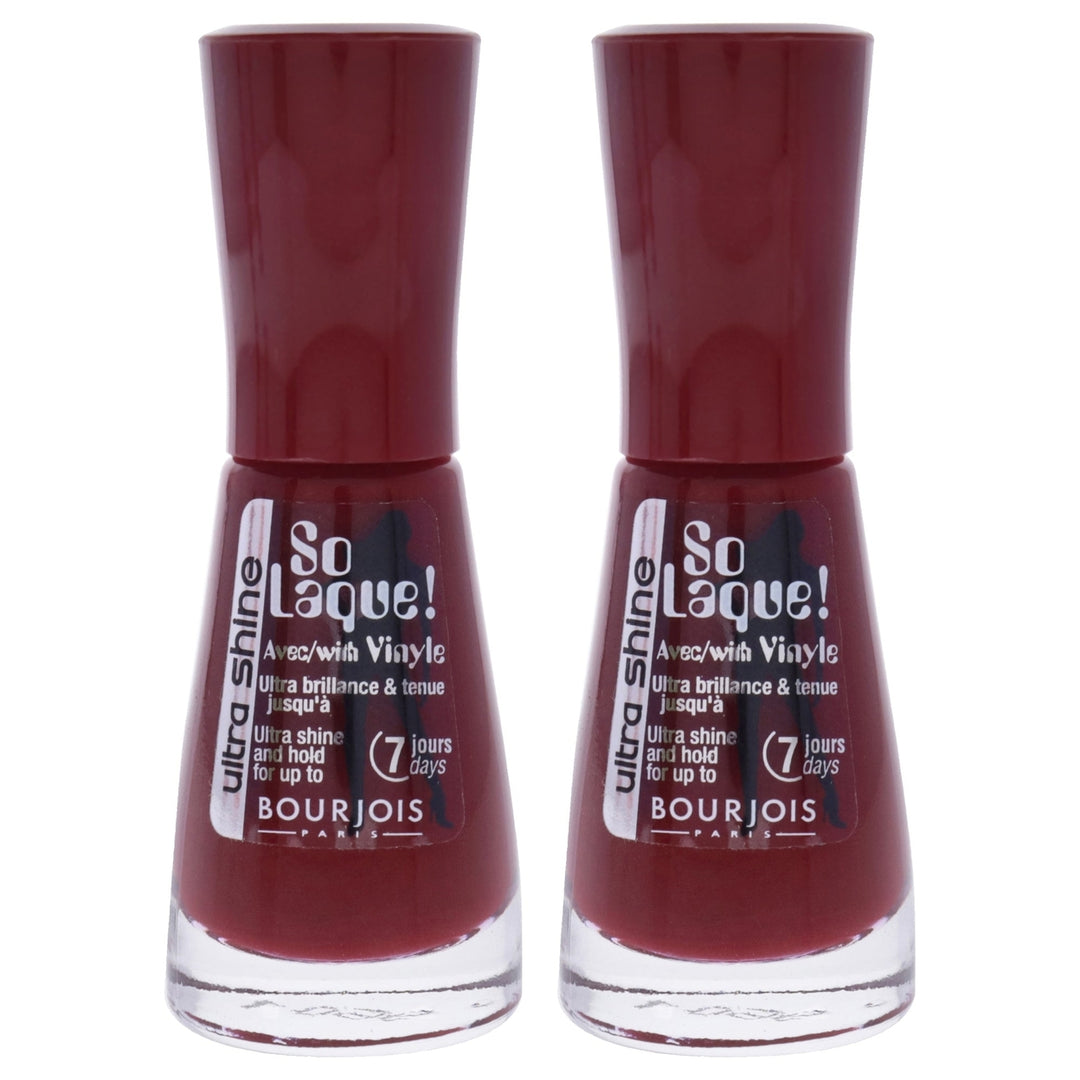 Bourjois So Laque Ultra Shine - 22 Rouge Diva by Bourjois for Women - 0.3 oz Nail Polish - Pack of 2 Image 1