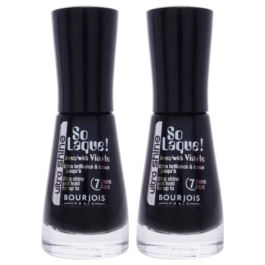 Bourjois So Laque Ultra Shine - 30 Noir de Chine by Bourjois for Women - 0.3 oz Nail Polish - Pack of 2 Image 1