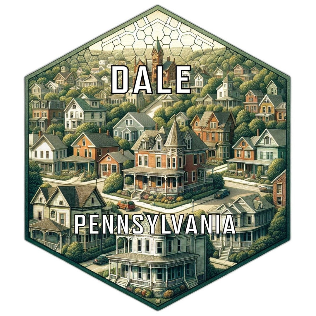 Dale Pennsylvania Travel Destination Souvenir Vinyl Decal Sticker Image 1