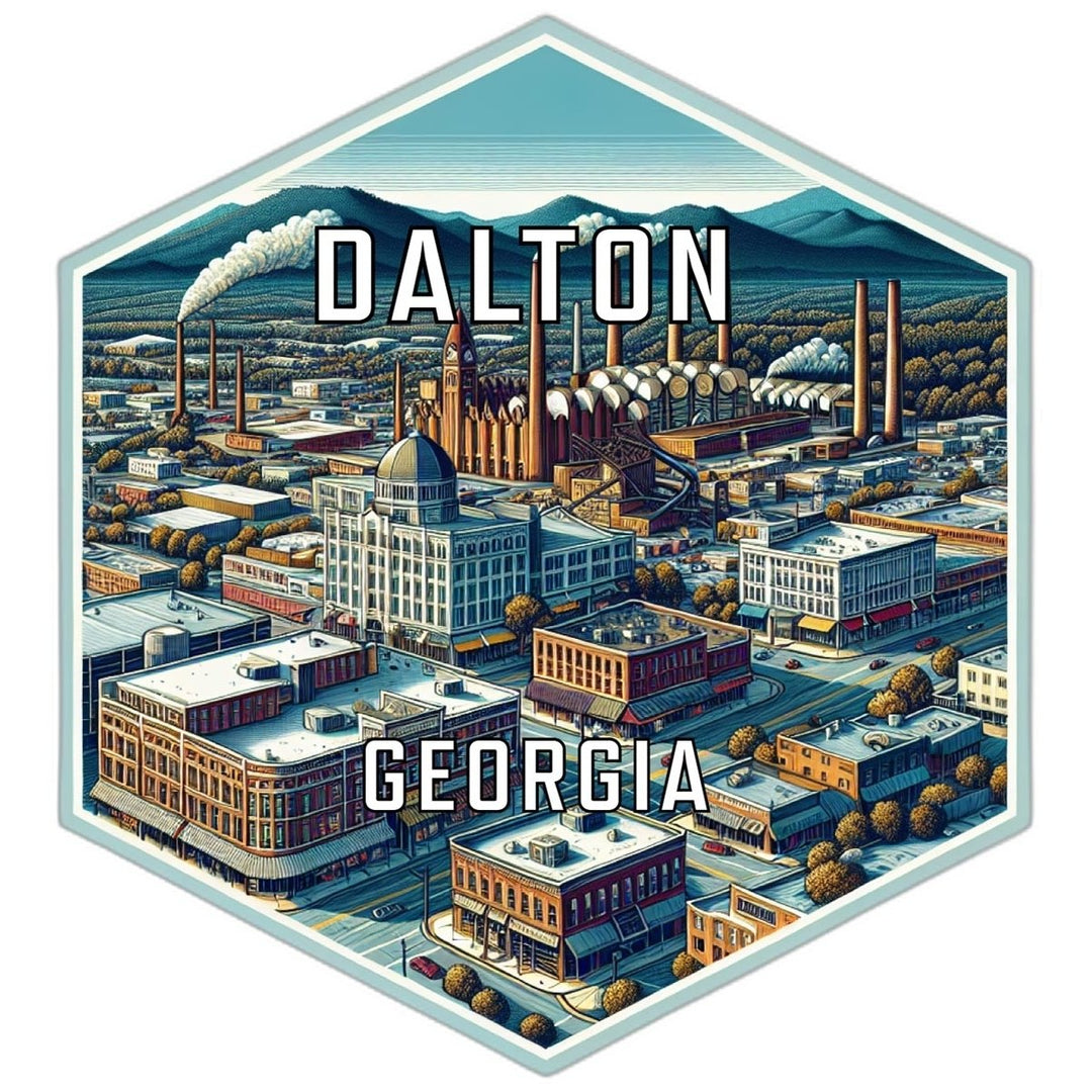 Dalton Georgia Travel Destination Souvenir Vinyl Decal Sticker Image 1