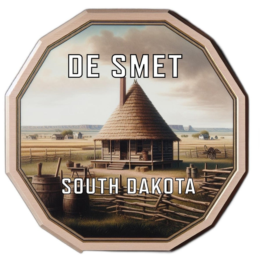 De Smet South Dakota Travel Destination Souvenir Vinyl Decal Sticker Image 1