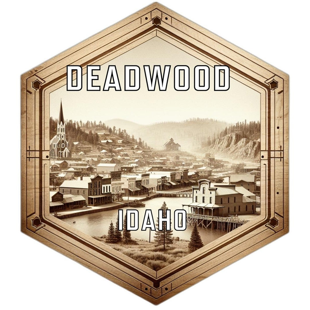 Deadwood Idaho Travel Destination Souvenir Vinyl Decal Sticker Image 1