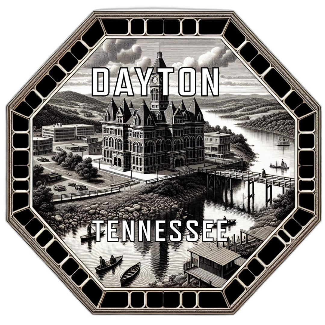 Dayton Tennessee Travel Destination Souvenir Vinyl Decal Sticker Image 1