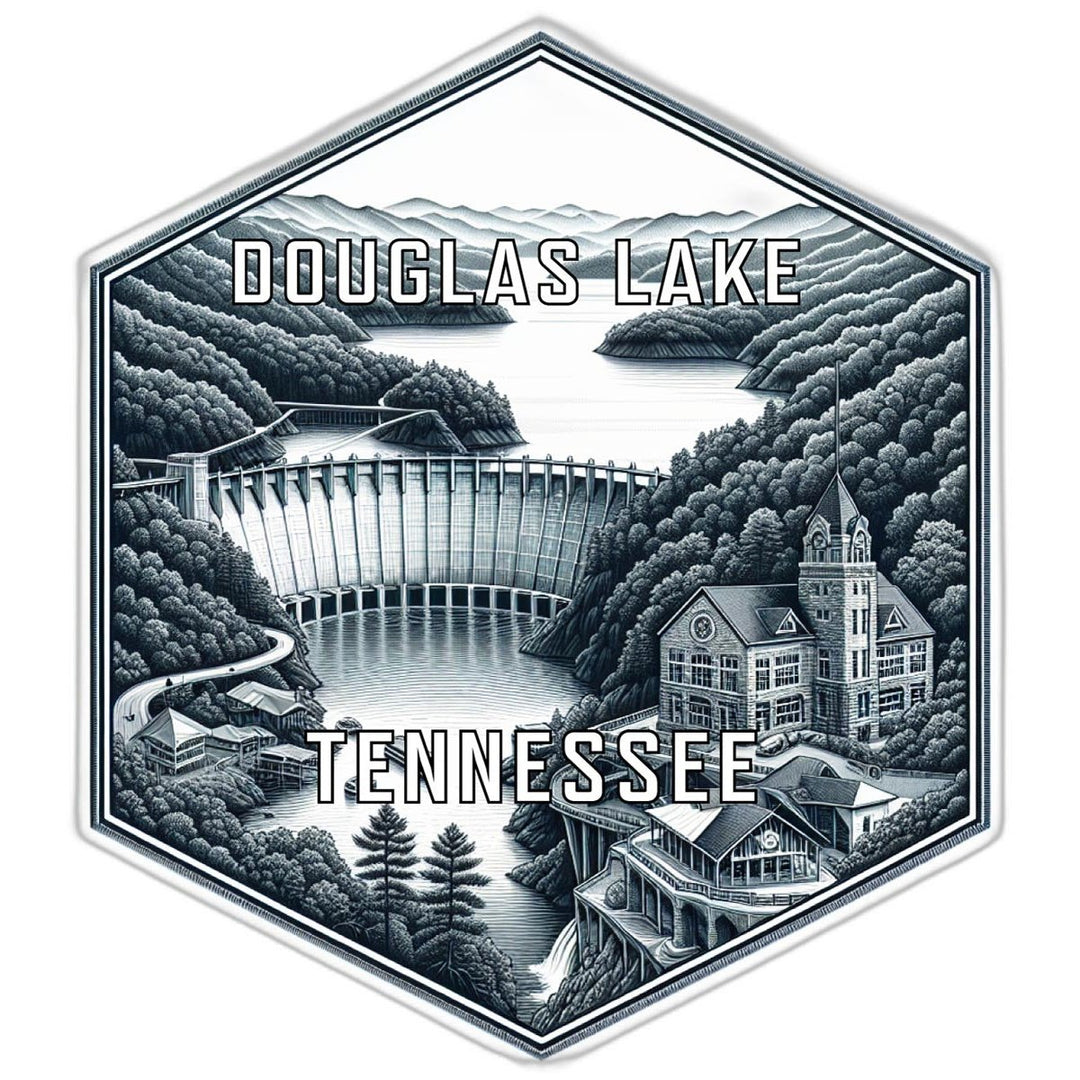 Douglas Lake Tennessee Travel Destination Souvenir Vinyl Decal Sticker Image 1