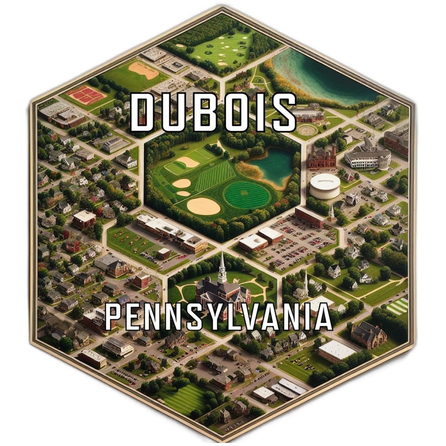 Dubois Pennsylvania Travel Destination Souvenir Vinyl Decal Sticker Image 1