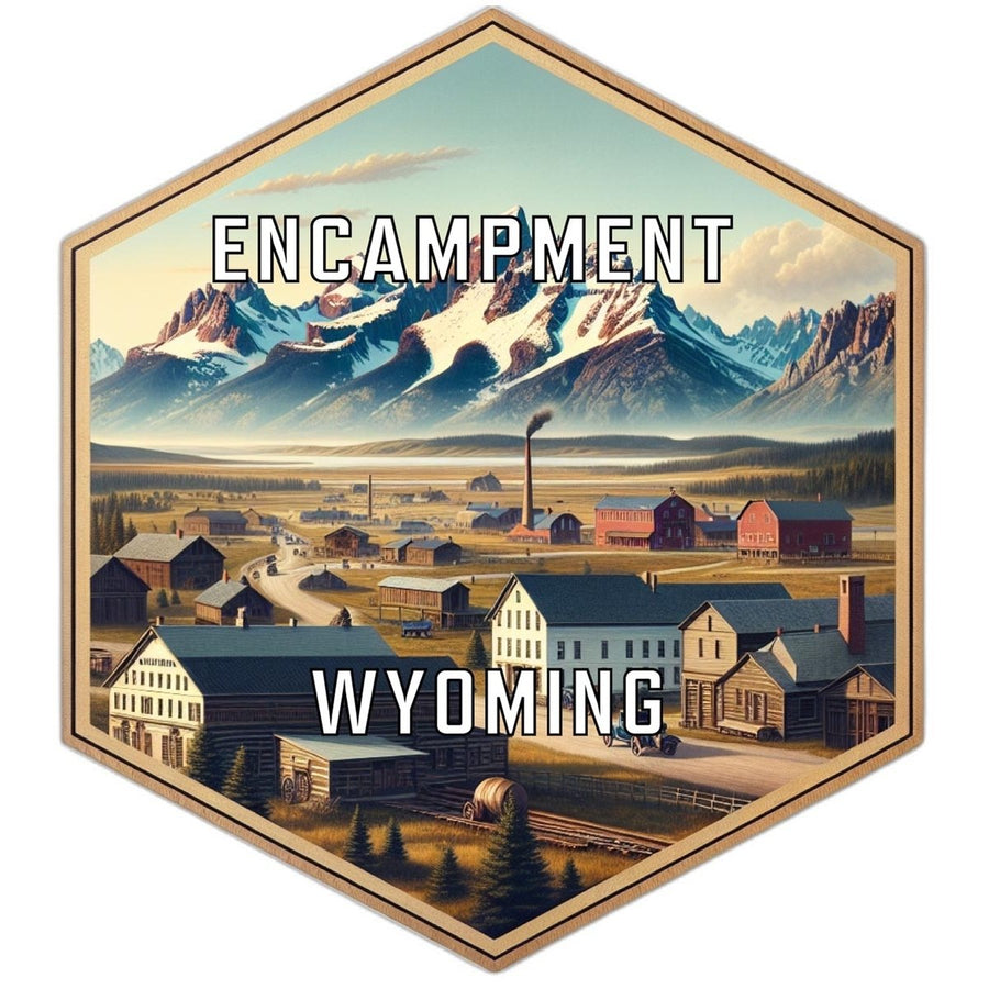 Encampment Wyoming Travel Destination Souvenir Vinyl Decal Sticker Image 1