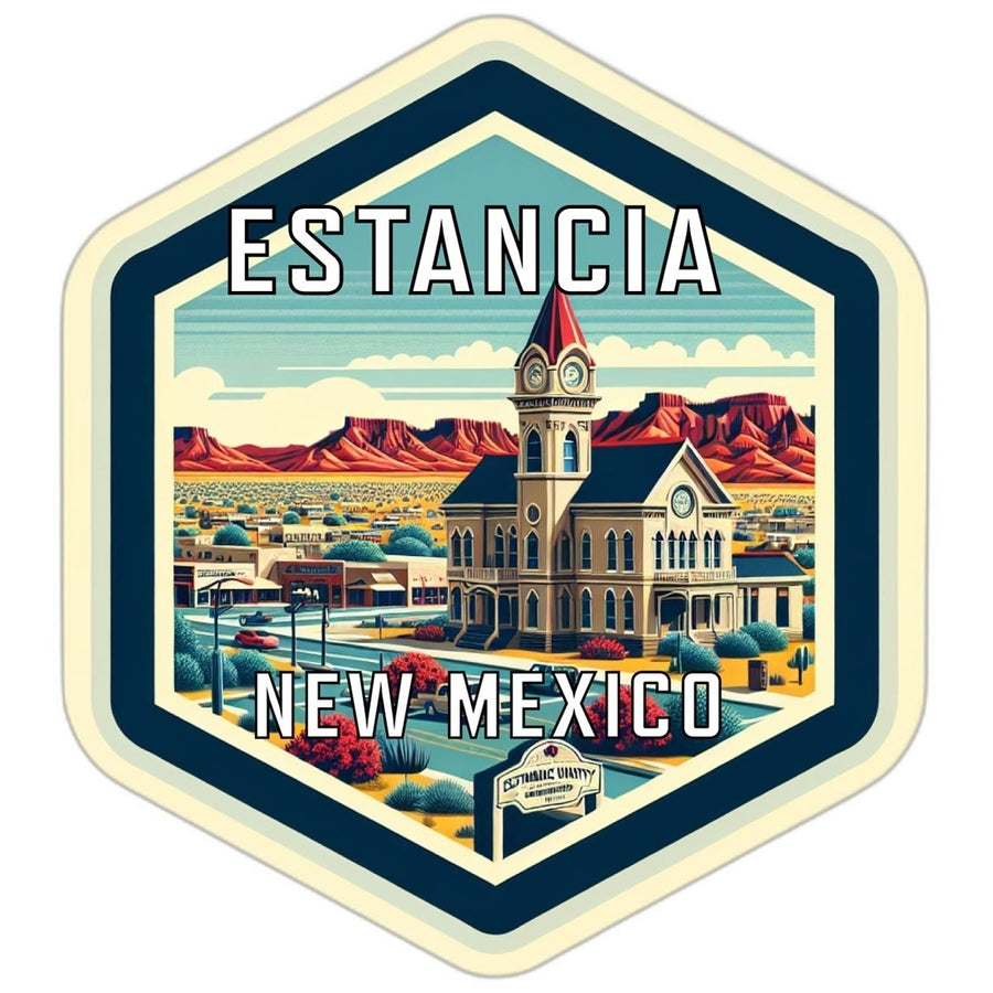 Estancia Mexico Travel Destination Souvenir Vinyl Decal Sticker Image 1